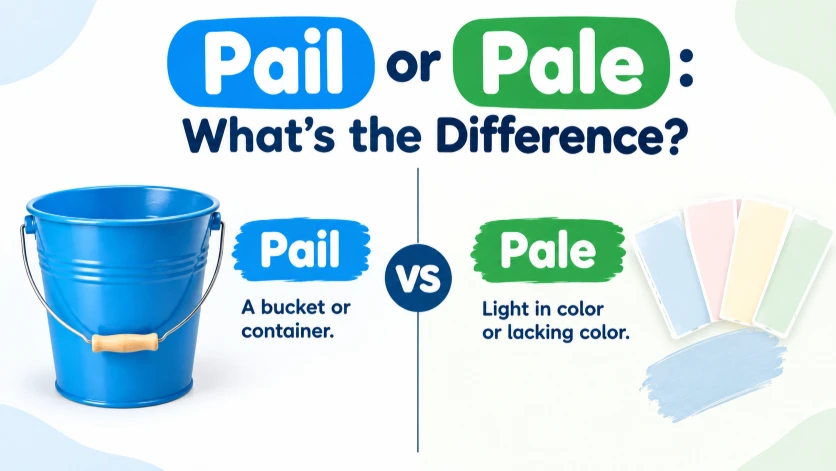 pail or pale