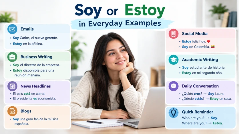 Soy or Estoy in Everyday Examples