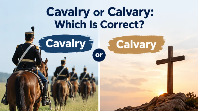 cavalry or calvary