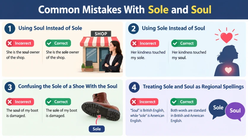Common Mistakes With Sole and Soul