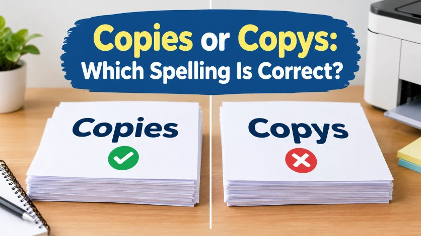 copies or copys