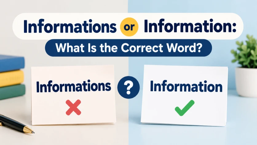 informations or information